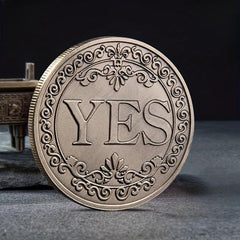 40mm Predictions Decision Coin Yes/No Metal Souvenir Gift