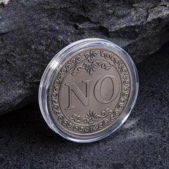 40mm Predictions Decision Coin Yes/No Metal Souvenir Gift