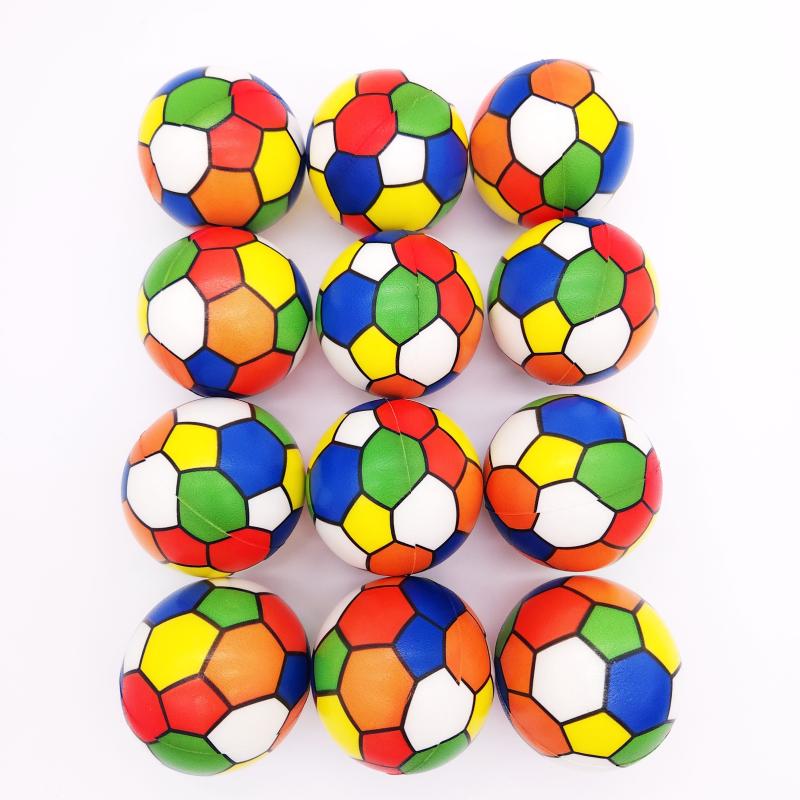 12pcs Colorful Mini Foam Ball Sponge Ball Youth Fun Toy Holiday Gift