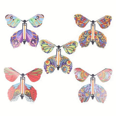 10 Pcs Magic Wind Up Flying Butterfly Surprise In The Book