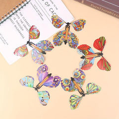 10 Pcs Magic Wind Up Flying Butterfly Surprise In The Book