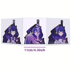 3D Anime Cartoon Character Stickers Waterproof Decals