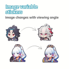 3D Anime Cartoon Character Stickers Waterproof Decals