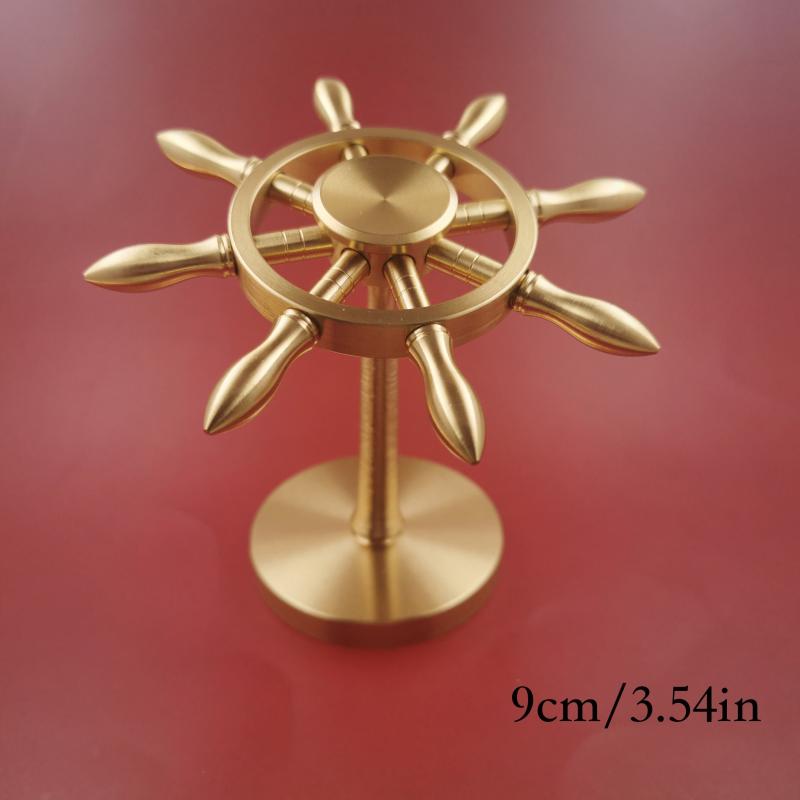 Copper Ornament Brass Rudder Creative Decoration Good Luck