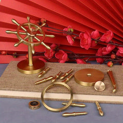 Copper Ornament Brass Rudder Creative Decoration Good Luck