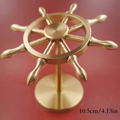 Copper Ornament Brass Rudder Creative Decoration Good Luck