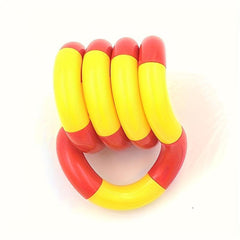 5pcs Variety Twisting Rope Ring Winding Finger Music Decompression Toy