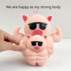 Slow Bounce Squeeze Pig Toy - Deco