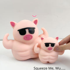 Slow Bounce Squeeze Pig Toy - Deco