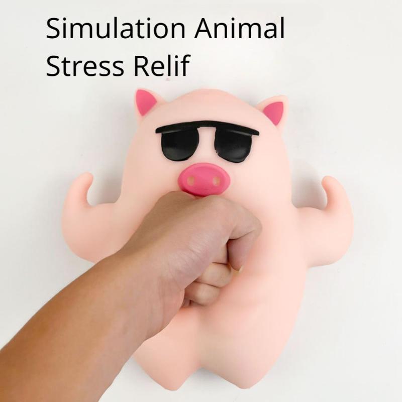 Slow Bounce Squeeze Pig Toy - Deco