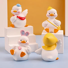Duck Resin Ornaments Cartoon Yellow Duck Home Furnishings Car Ornaments