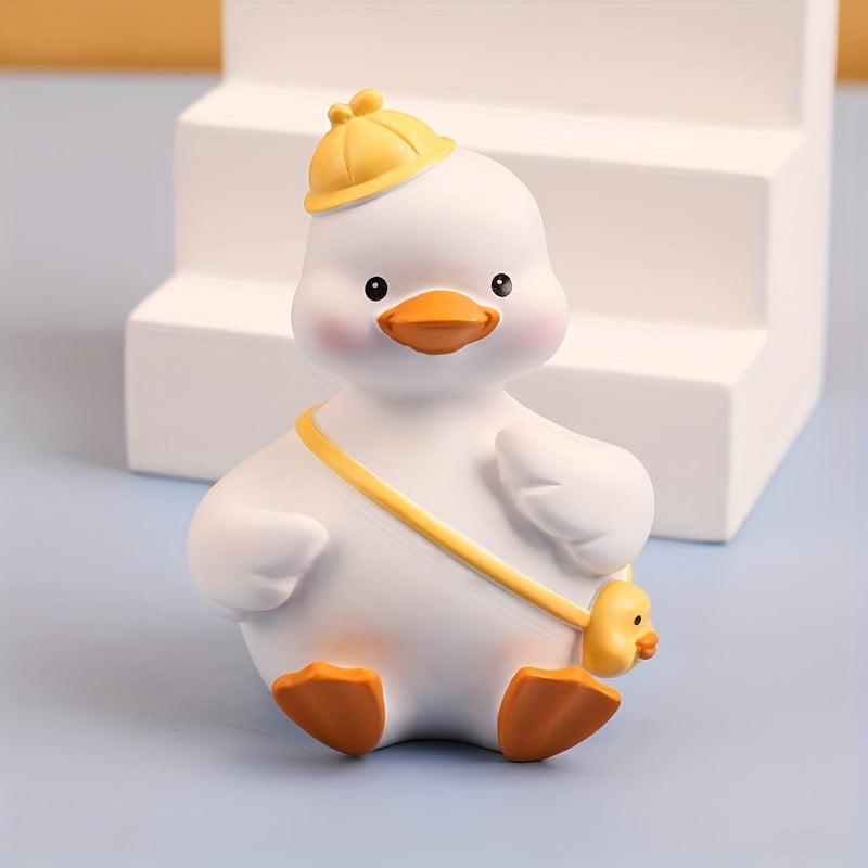 Duck Resin Ornaments Cartoon Yellow Duck Home Furnishings Car Ornaments