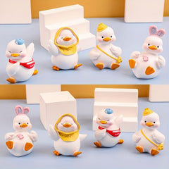 Duck Resin Ornaments Cartoon Yellow Duck Home Furnishings Car Ornaments