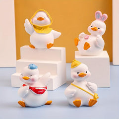 Duck Resin Ornaments Cartoon Yellow Duck Home Furnishings Car Ornaments