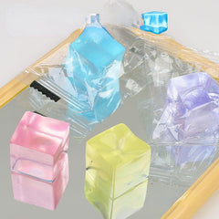 Ice Cube Pinch Toy Kids Decompression Jelly Pinch Toy