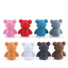 8pcs Handcrafted Bear Fairy Garden Animal Figurines Micro Landscape