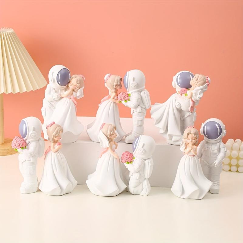 Resin Wedding Staircase Decorative Couple Ornaments