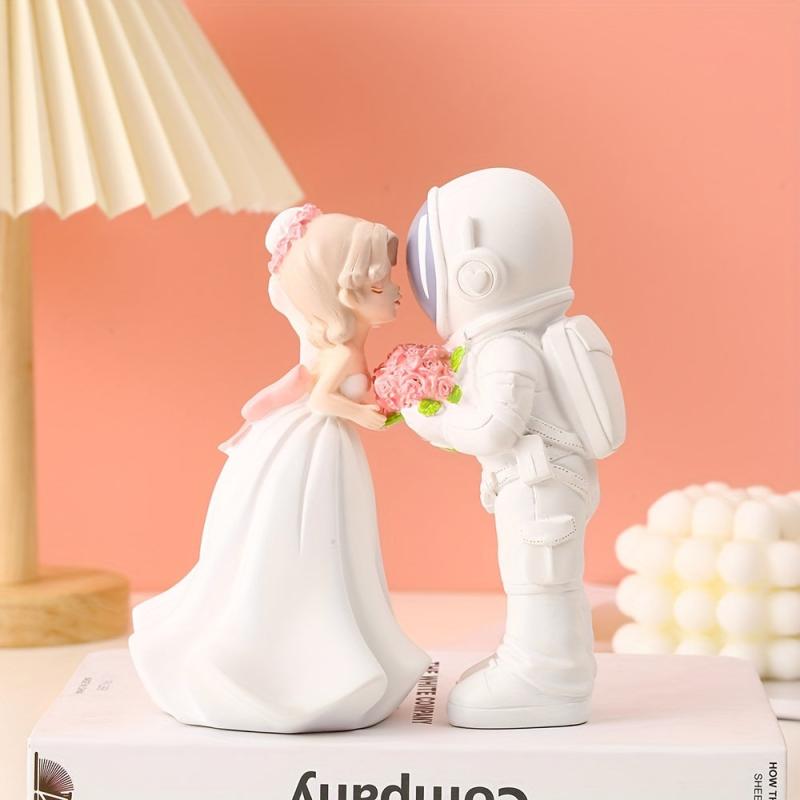 Resin Wedding Staircase Decorative Couple Ornaments
