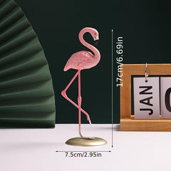 Pink Flamingo Resin Figurines Home Decor Party Decoration