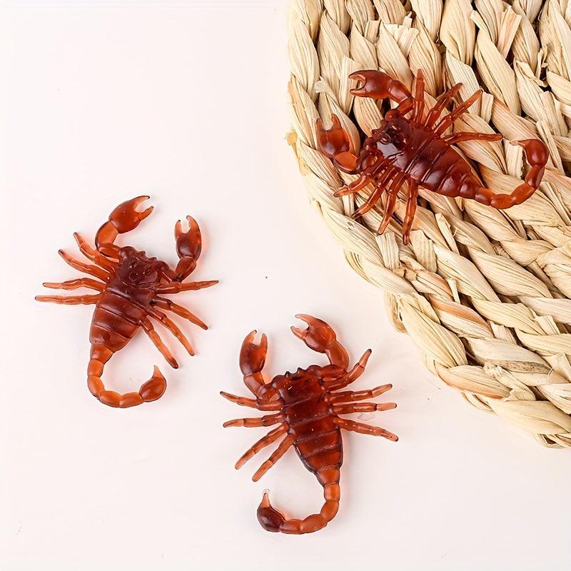 12pcs Simulation Cockroach Tricky Bug Realistic Centipede Toy