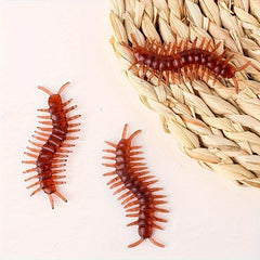 12pcs Simulation Cockroach Tricky Bug Realistic Centipede Toy