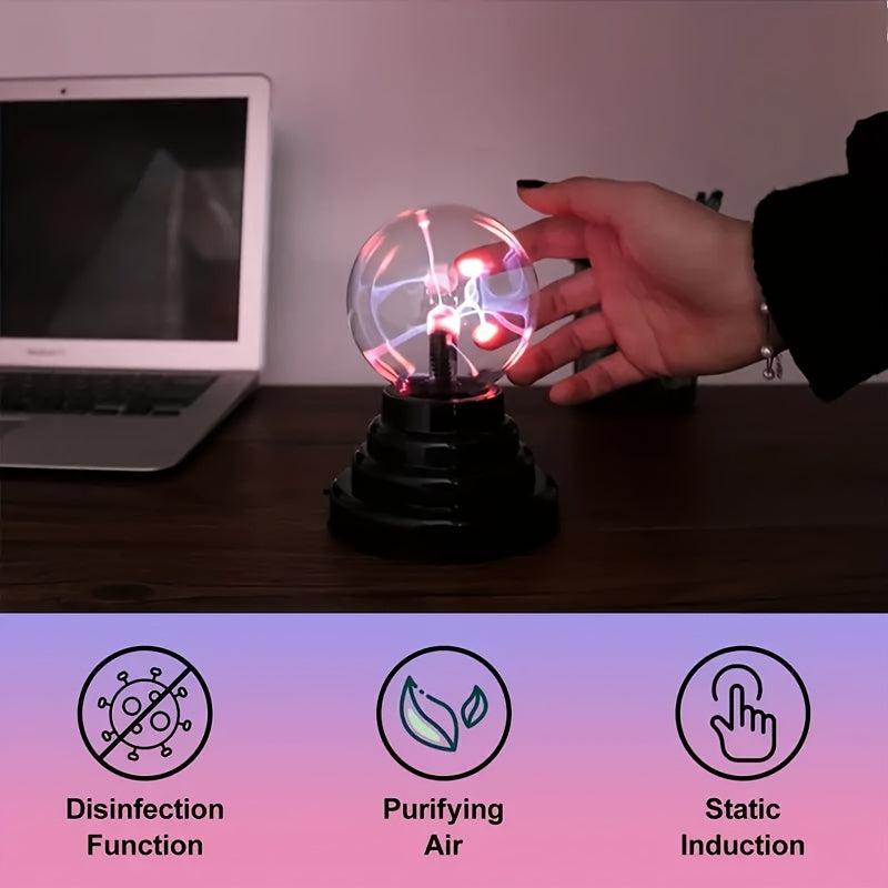Plasma Ball Light 7.62cm Touch Sensitive Magic Plasma Ball Novelty Toy