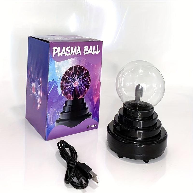 Plasma Ball Light 7.62cm Touch Sensitive Magic Plasma Ball Novelty Toy