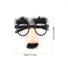 Fuzzy Nose and Glasses Party Favor Halloween Decor