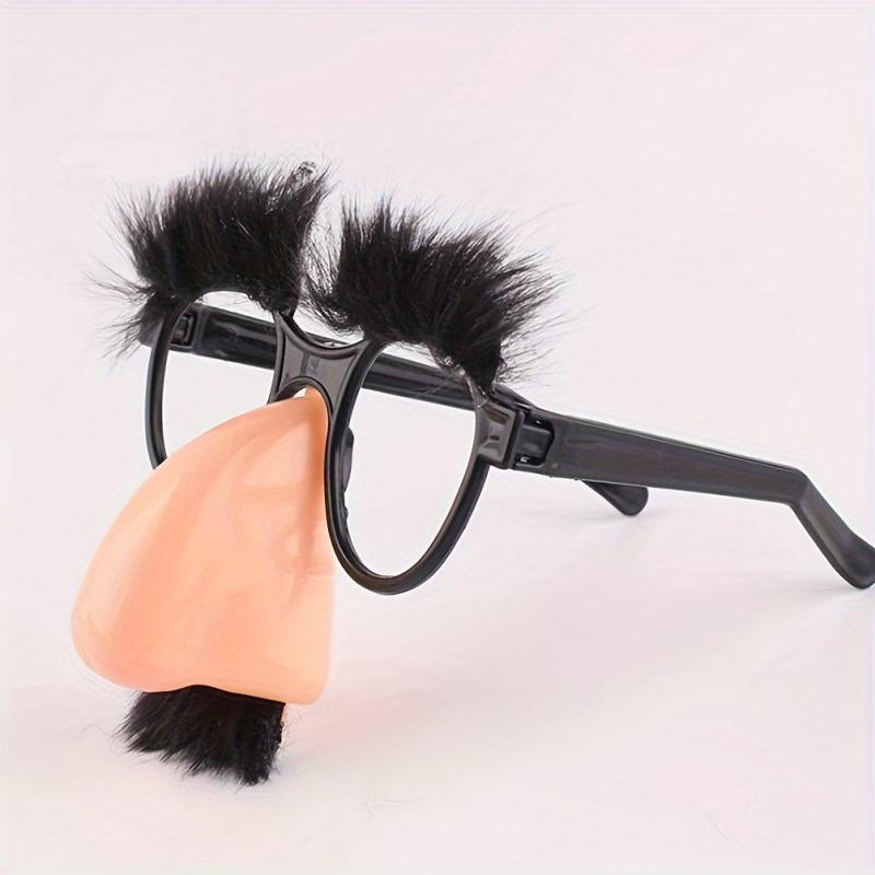 Fuzzy Nose and Glasses Party Favor Halloween Decor