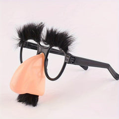 Fuzzy Nose and Glasses Party Favor Halloween Decor