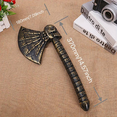 Halloween Plastic Ax Props Tricky Drama Short Weapon Cosplay