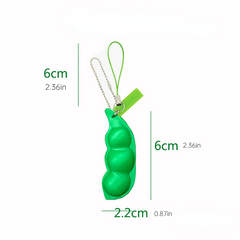 Edamame Pea Pinching Toy Stress Relief Fidget Toy