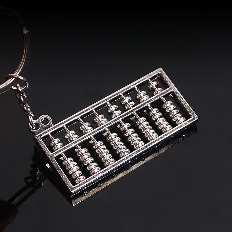 Abacus Metal Keychain Mini Portable Eight-Speed & Six-Speed Abacus
