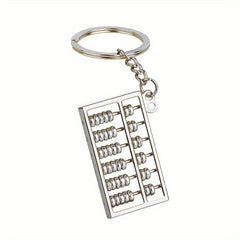 Abacus Metal Keychain Mini Portable Eight-Speed & Six-Speed Abacus