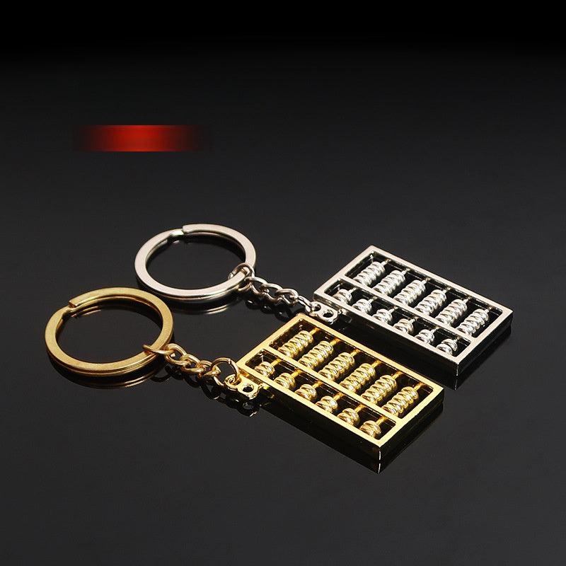Abacus Metal Keychain Mini Portable Eight-Speed & Six-Speed Abacus