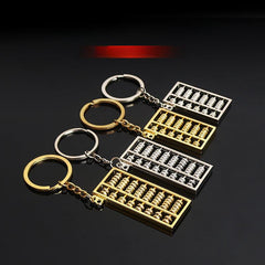 Abacus Metal Keychain Mini Portable Eight-Speed & Six-Speed Abacus