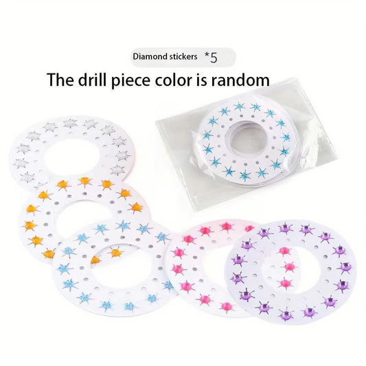 Girl's Home Hair Nail Drill Bright Diamond Decor