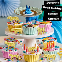 24pcs Zoo Safari Animal Figures Jungle Animal Birthday Decor
