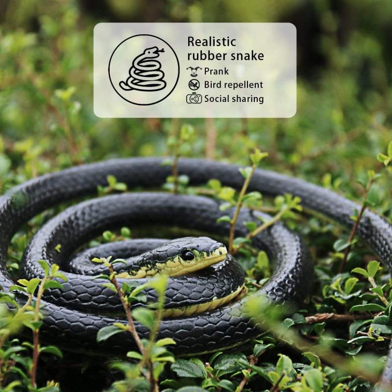 50 Inch Rubber Snake Model Halloween Prank Toy
