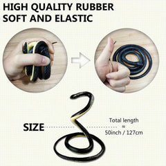 50 Inch Rubber Snake Model Halloween Prank Toy