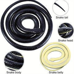 50 Inch Rubber Snake Model Halloween Prank Toy
