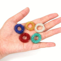 Mini Finger Massage Ring - Spring Decompression Finger Massager
