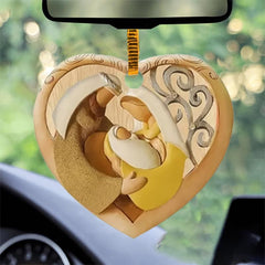 Jesus Birth Scene Acrylic Car Window Hanging Ornament