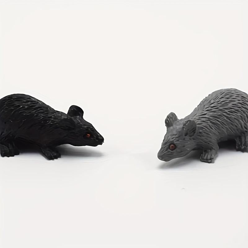 Creepy Mini Grey Baby Mouse Prank Model for Halloween