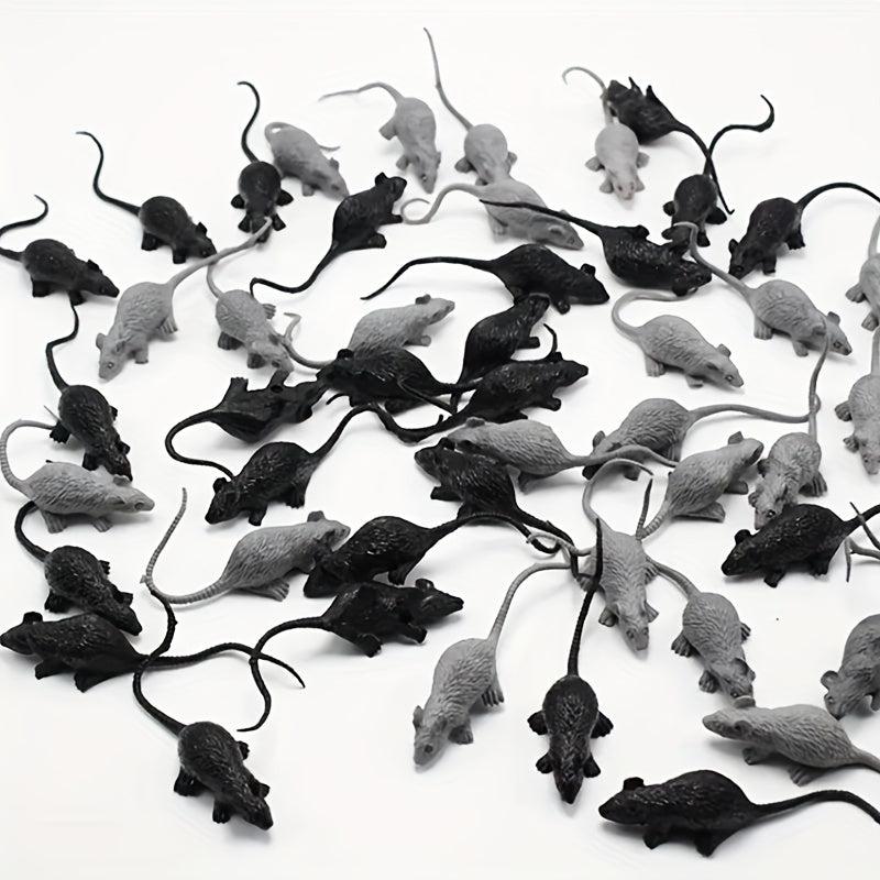 Creepy Mini Grey Baby Mouse Prank Model for Halloween