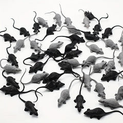 Creepy Mini Grey Baby Mouse Prank Model for Halloween