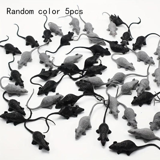 Creepy Mini Grey Baby Mouse Prank Model for Halloween
