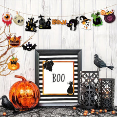 12pcs Halloween Hanging Decorations Haunted House Hangings