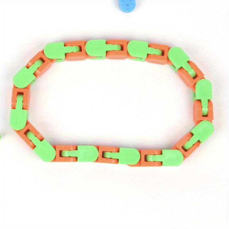 Fluid Bracelet Folding Decompression Bicycle Chain Toy