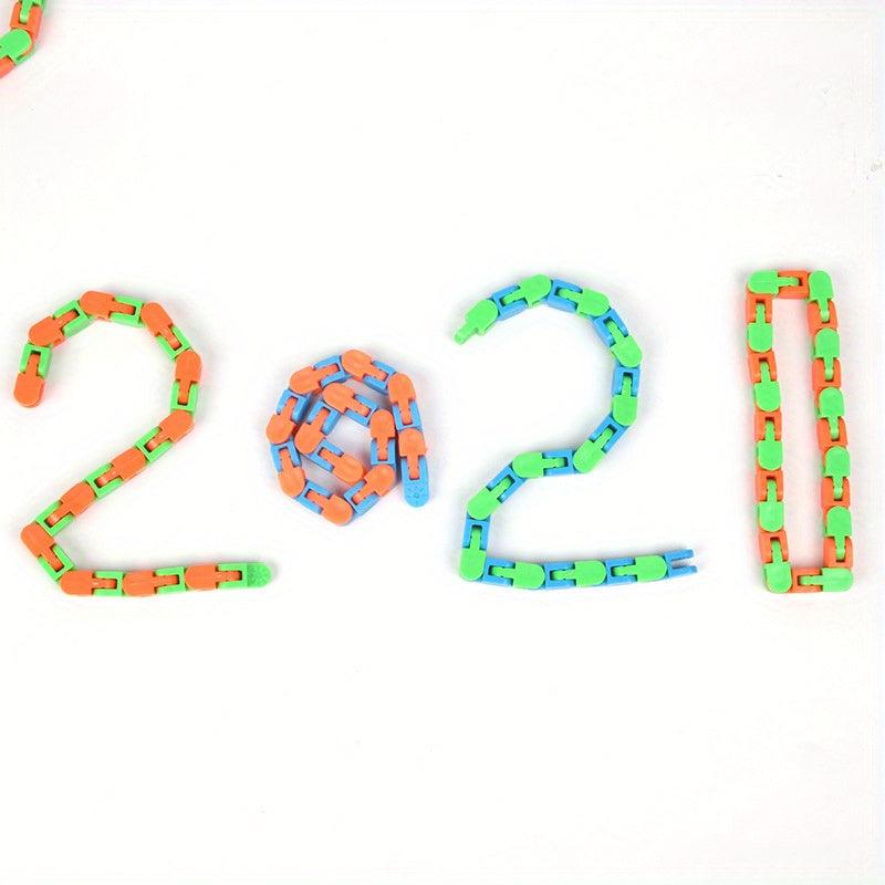 Fluid Bracelet Folding Decompression Bicycle Chain Toy